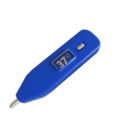 Icone 3 D Do Termometro Adequado Para Design Medico 3D Icon