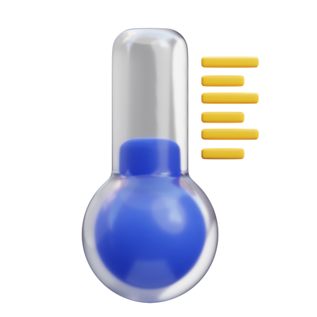 Termometro de frio  3D Icon