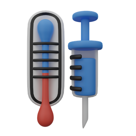 Termómetro de mercurio  3D Icon