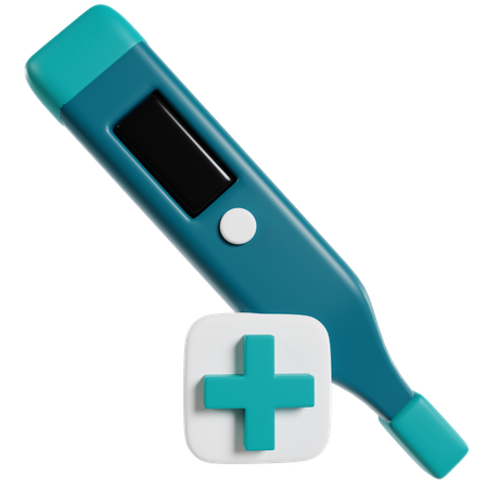 Termômetro digital para uso médico  3D Icon