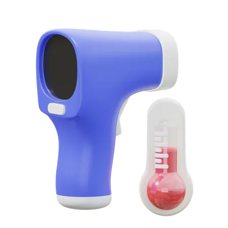Pistola termometro  3D Icon