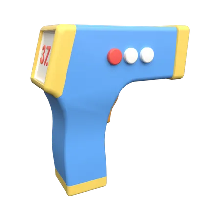 Pistola termometro  3D Illustration