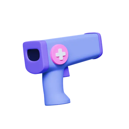 Pistola termometro  3D Icon