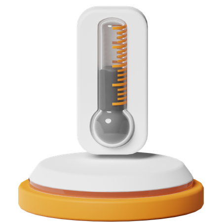 Temperatura del termómetro  3D Icon