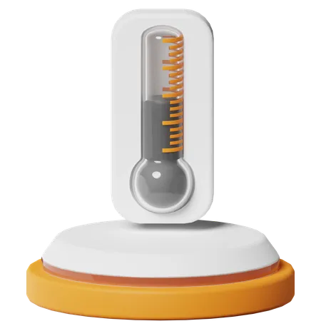 Temperatura del termómetro  3D Icon