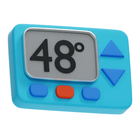 Termostato  3D Icon