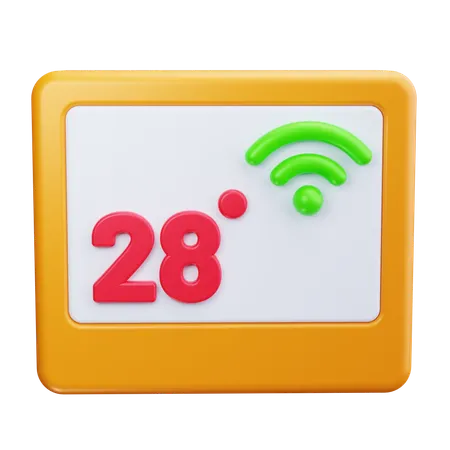 Termostato  3D Icon