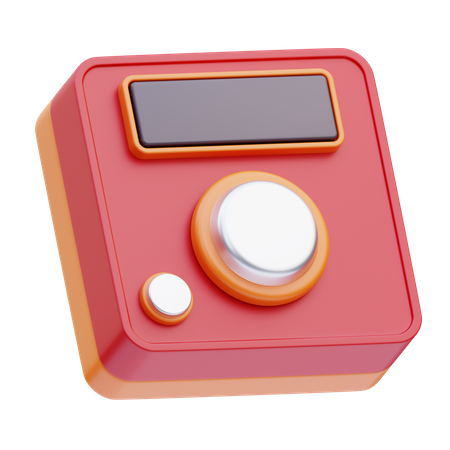 Termostato de ambiente  3D Icon