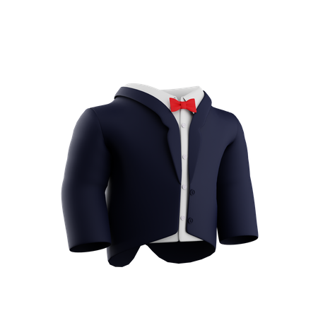 Roupa formal  3D Icon