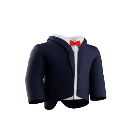 Roupa formal  3D Icon