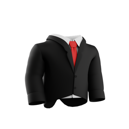 Roupa formal  3D Icon