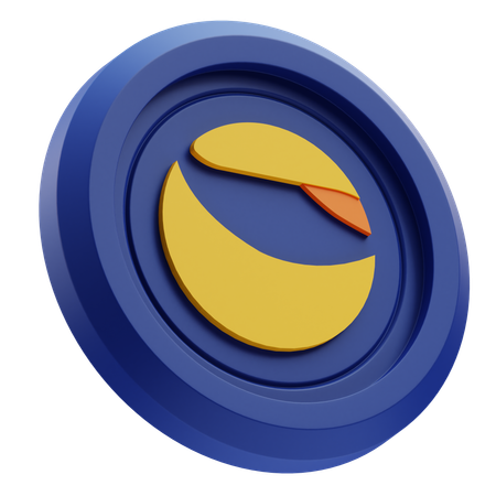 Terra Classic Cryptocurrency  3D Icon