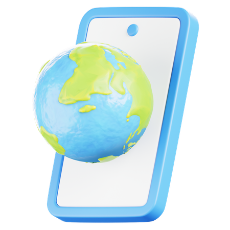 Terra digital  3D Icon