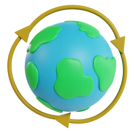 Terra e ecologia uma perspectiva global  3D Icon