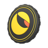 luna coin emoji 3d