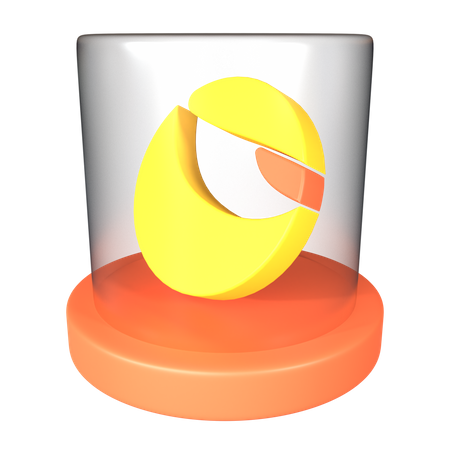 Terra LUNA Kryptomünze  3D Icon