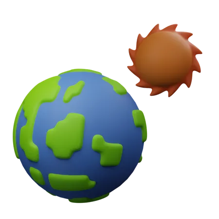 Sol da terra  3D Icon