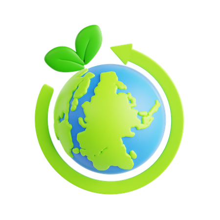 Terra verde  3D Icon