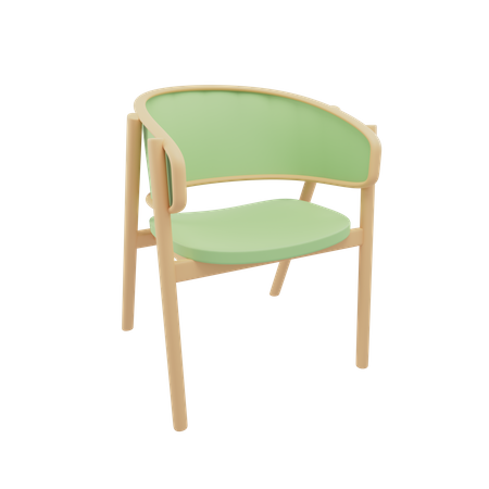 Terrace Chair  3D Icon