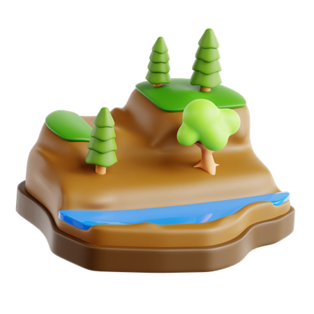 Terrain  3D Icon