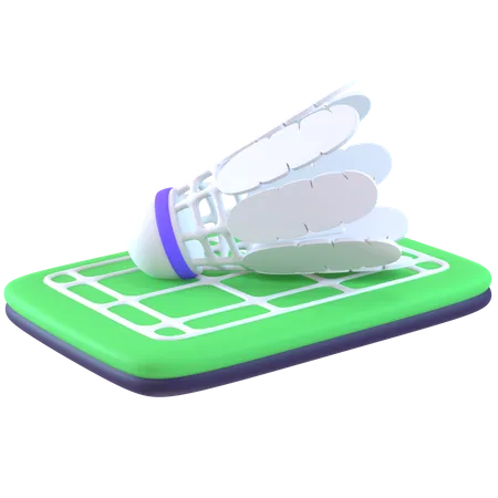 Terrain de badminton  3D Icon