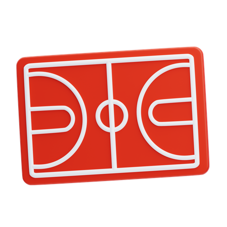 Terrain de basketball  3D Icon