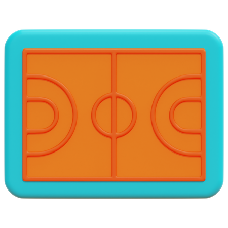 Terrain de basketball  3D Icon