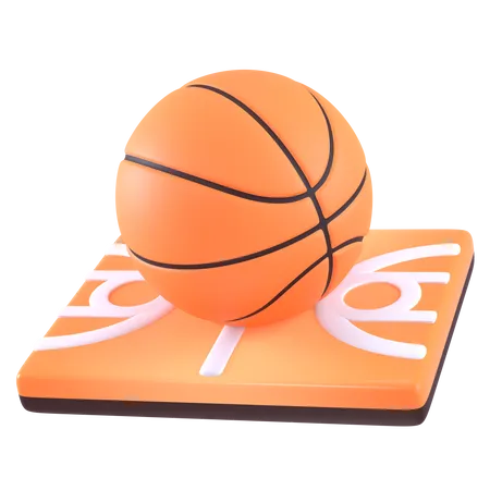 Terrain de basketball  3D Icon