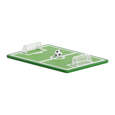 Terrain de football  3D Icon