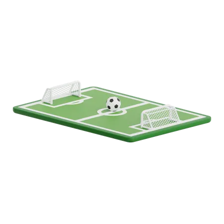 Terrain de football  3D Icon