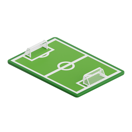 Terrain de football  3D Icon