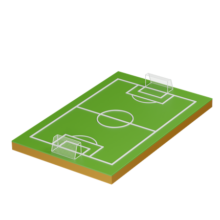 Terrain de football  3D Icon