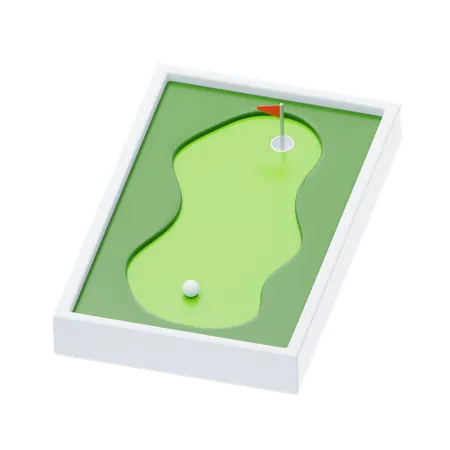 Terrain de mini-golf  3D Icon