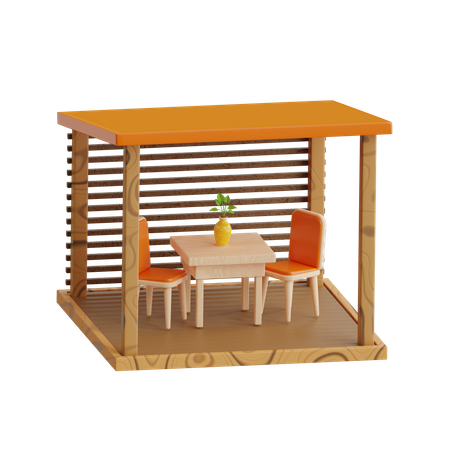 Terrasse  3D Icon