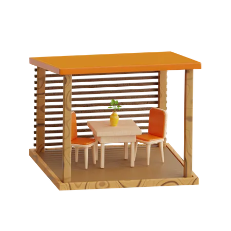 Terrasse  3D Icon