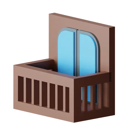 Terrasse  3D Icon