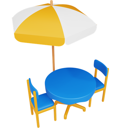 Terrassenrestaurant  3D Icon
