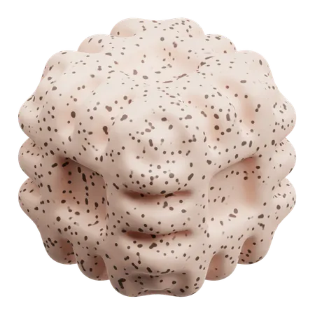 テラゾー抽象形状  3D Icon