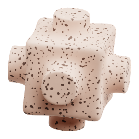 Terrazzo Abstract Shapes  3D Icon