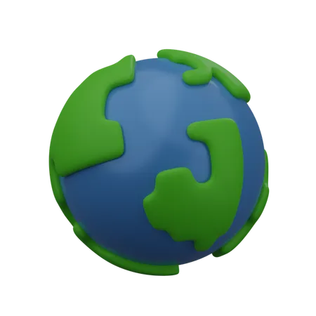 Terre  3D Icon
