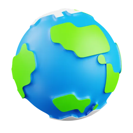 Terre  3D Icon