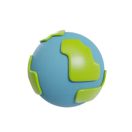 Terre  3D Icon