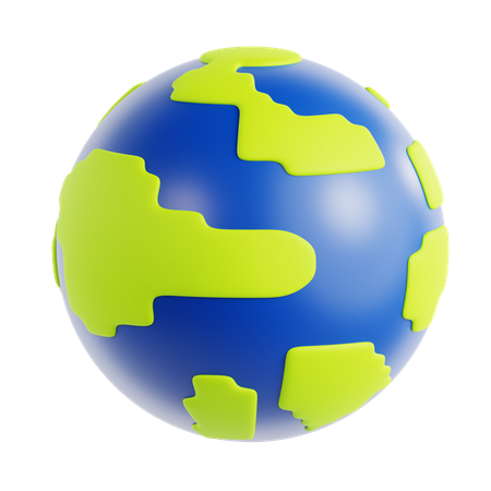 Terre  3D Icon