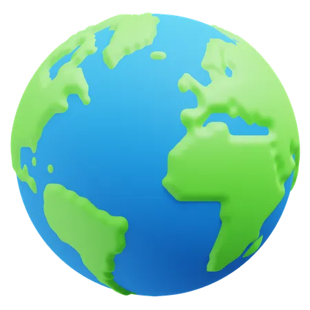 Terre  3D Icon