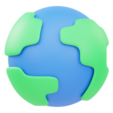 Terre  3D Icon