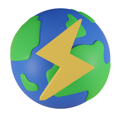 Terre  3D Icon