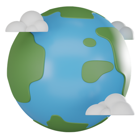 Terre  3D Icon