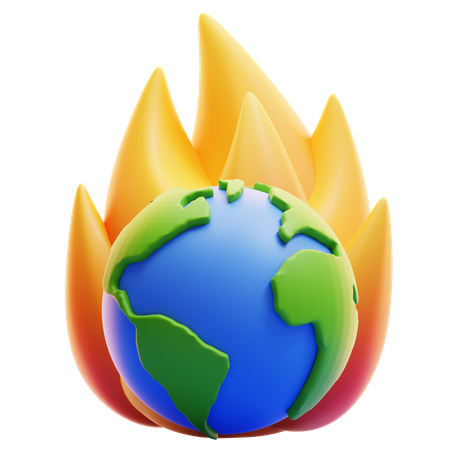 Terre chaude  3D Icon