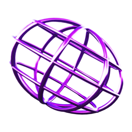 Forme abstraite de la terre  3D Icon