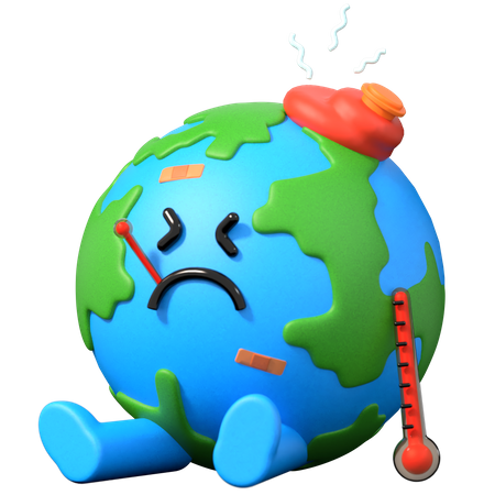 Terre malade  3D Icon